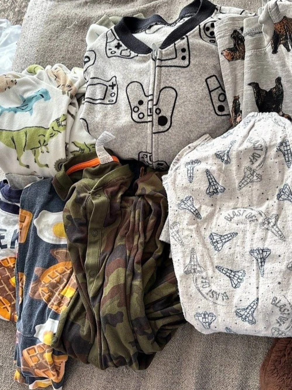 Boys Size 7-8 PLAY PJ pyjama Lot Bundle